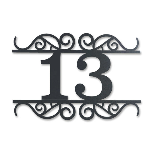Număr de casă ornamentat · MOHAVE